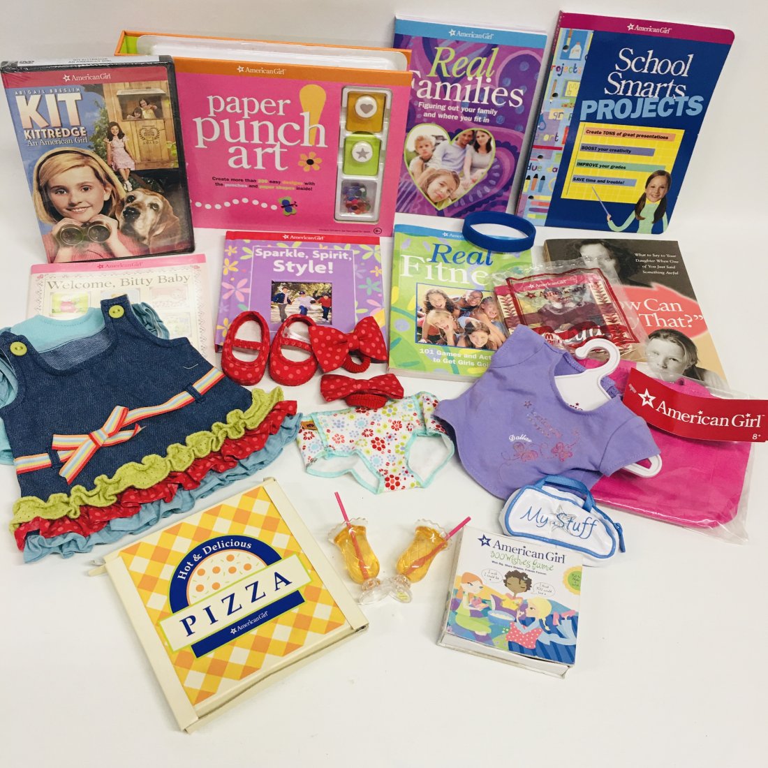 Collection of American Girl Bitty Baby Doll Clothes: Collection of American Girl, Bitty Baby Doll Clothes and Books