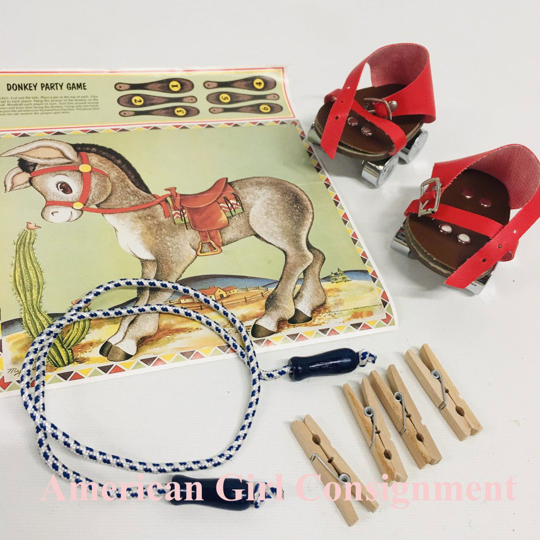 American Girl Doll Molly Party Games and Rollerskates (1 of 2)