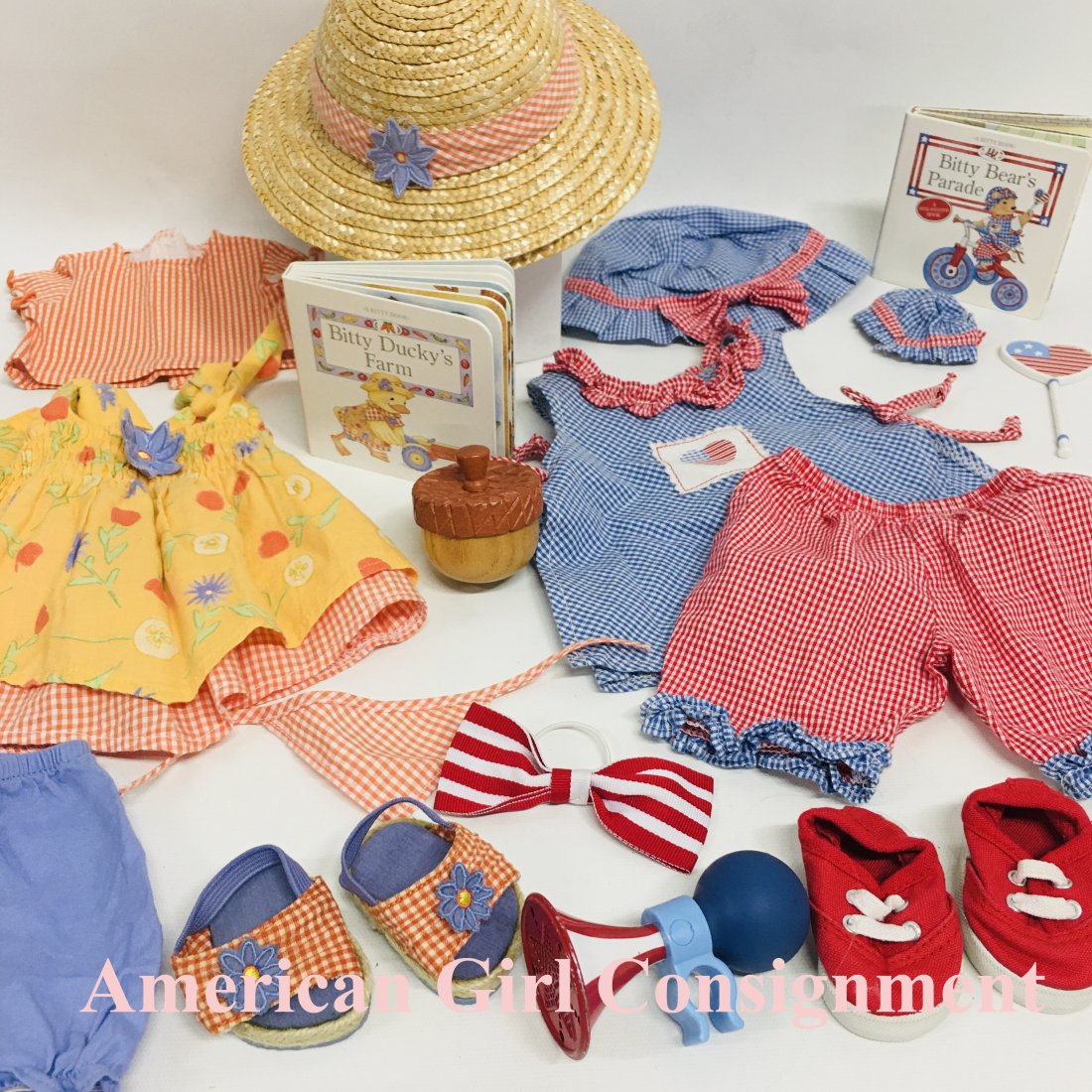 American Girl Bitty Baby Doll Harvest, Patriotic Sets: American Girl Bitty Baby Doll Harvest, and Patriotic Sets and more
