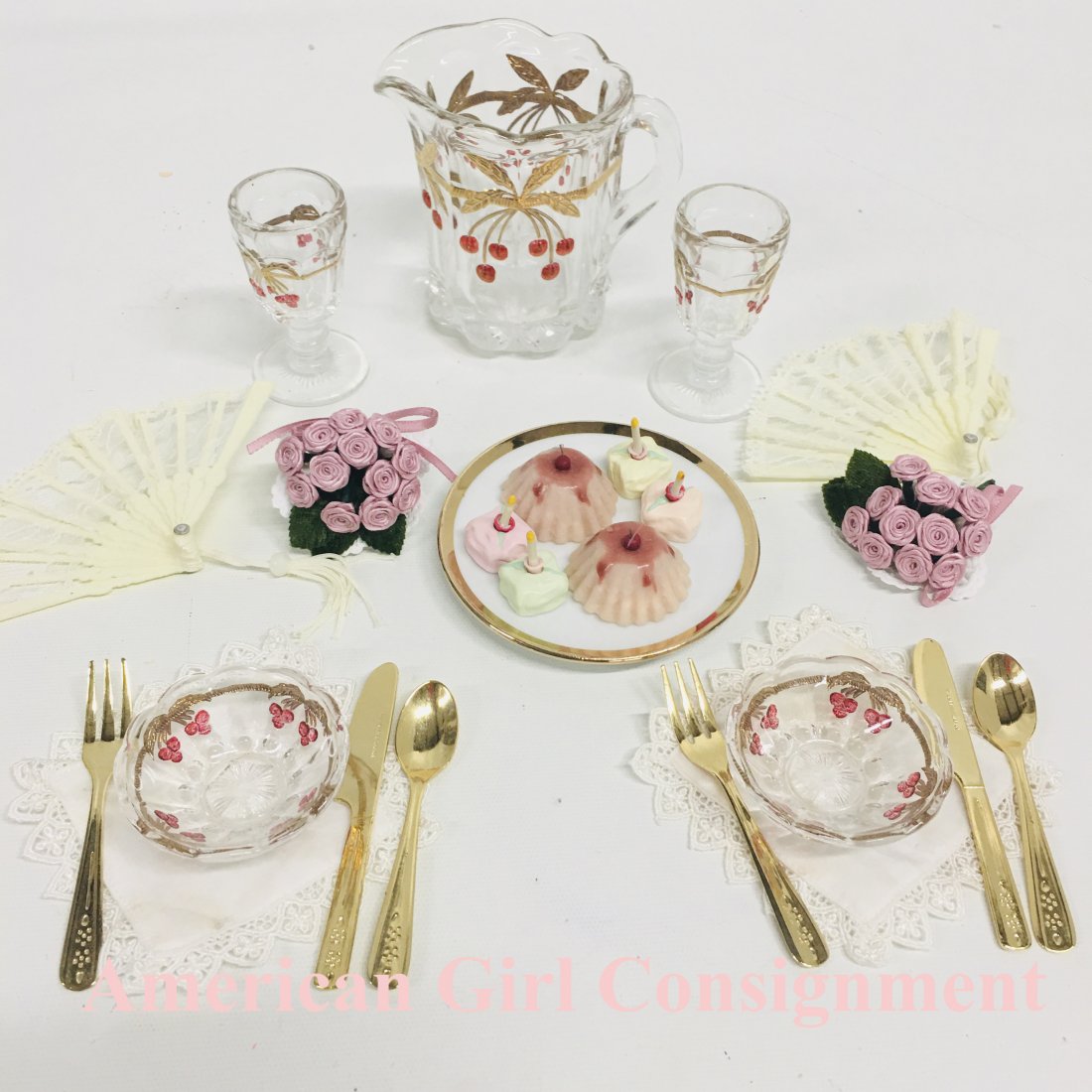 American Girl Doll Samantha Victorian Lemonade Set (1 of 4)