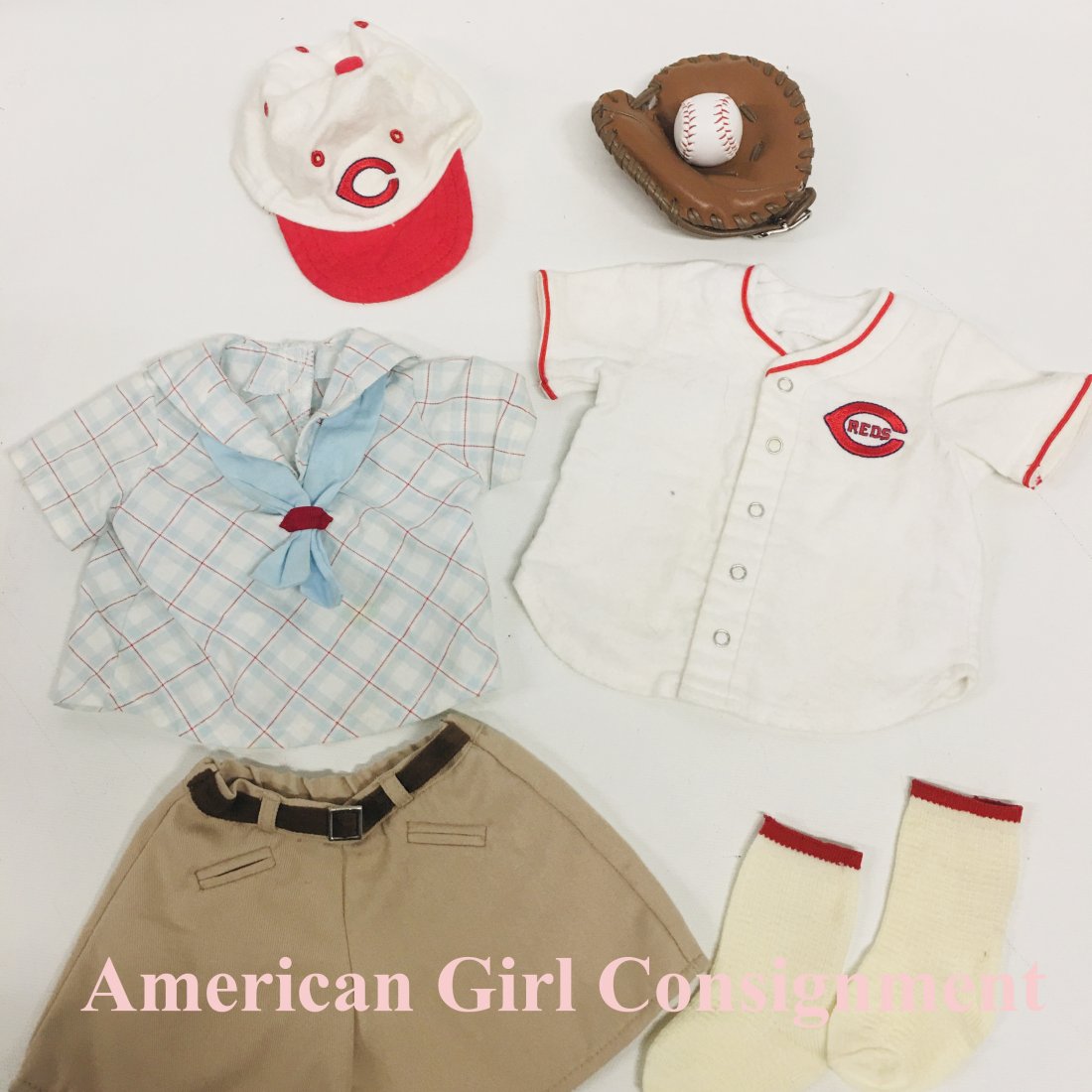 American Girl Doll Kit Reds Fan Outfit (1 of 2)