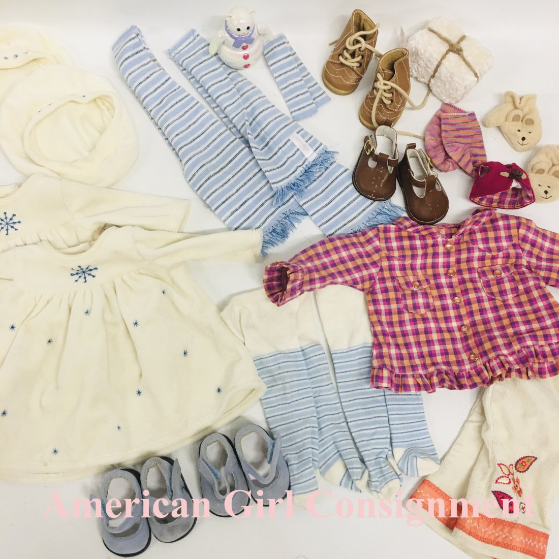 American Girl Bitty Baby Doll Clothes Collection: American Girl Bitty Baby Doll Clothes Collection ------------------ please review all pictures carefully because they are part of the description and show condition issues if any