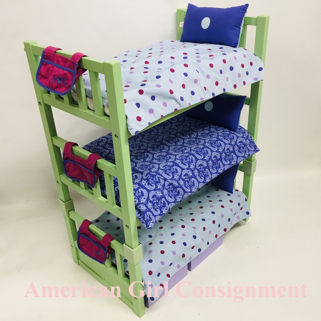American Girl Doll Camp Bunk Bed Set with extra Bunk (1 of 7)