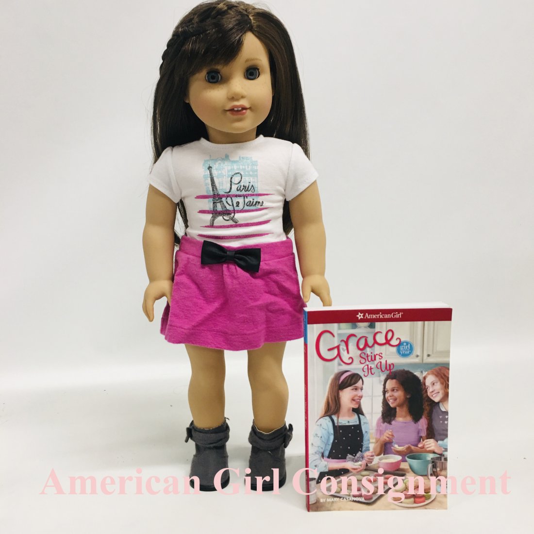 American Girl Doll Grace Thomas Girl of the Year 2015: American Girl Doll Grace Thomas Girl of the Year 2015 ------------------ please review all pictures carefully because they are part of the description and show condition issues if any