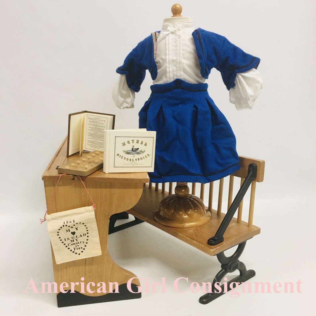 Pleasant Company Addy School Suit and Desk (1 of 10)