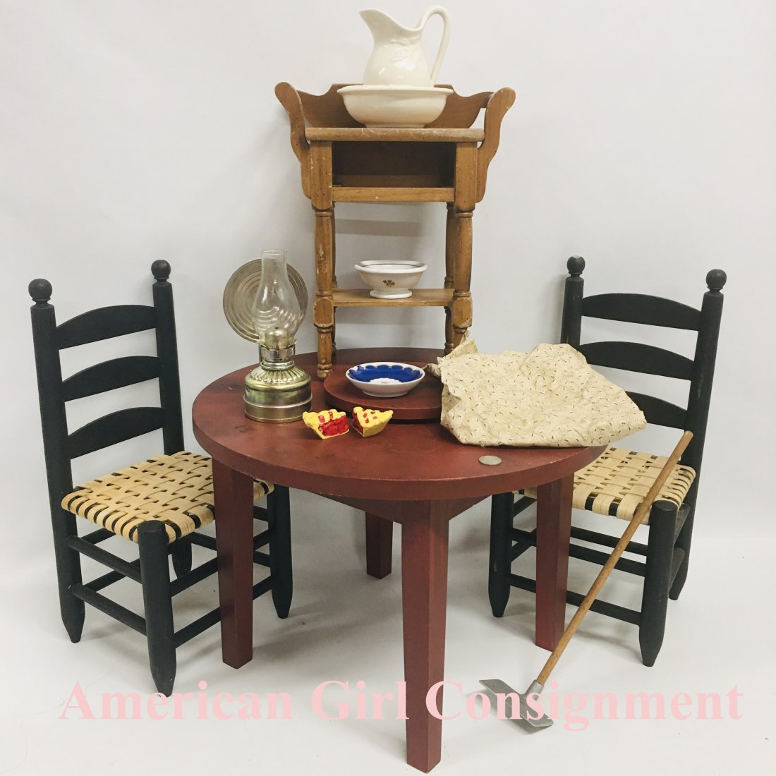 Pleasant Company Addy Lazy Susan Table and Chairs (1 of 7)