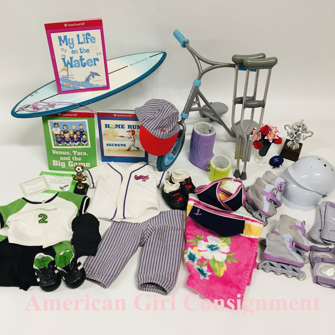American Girl Doll Sporty Clothing and Access Group (1 of 4)