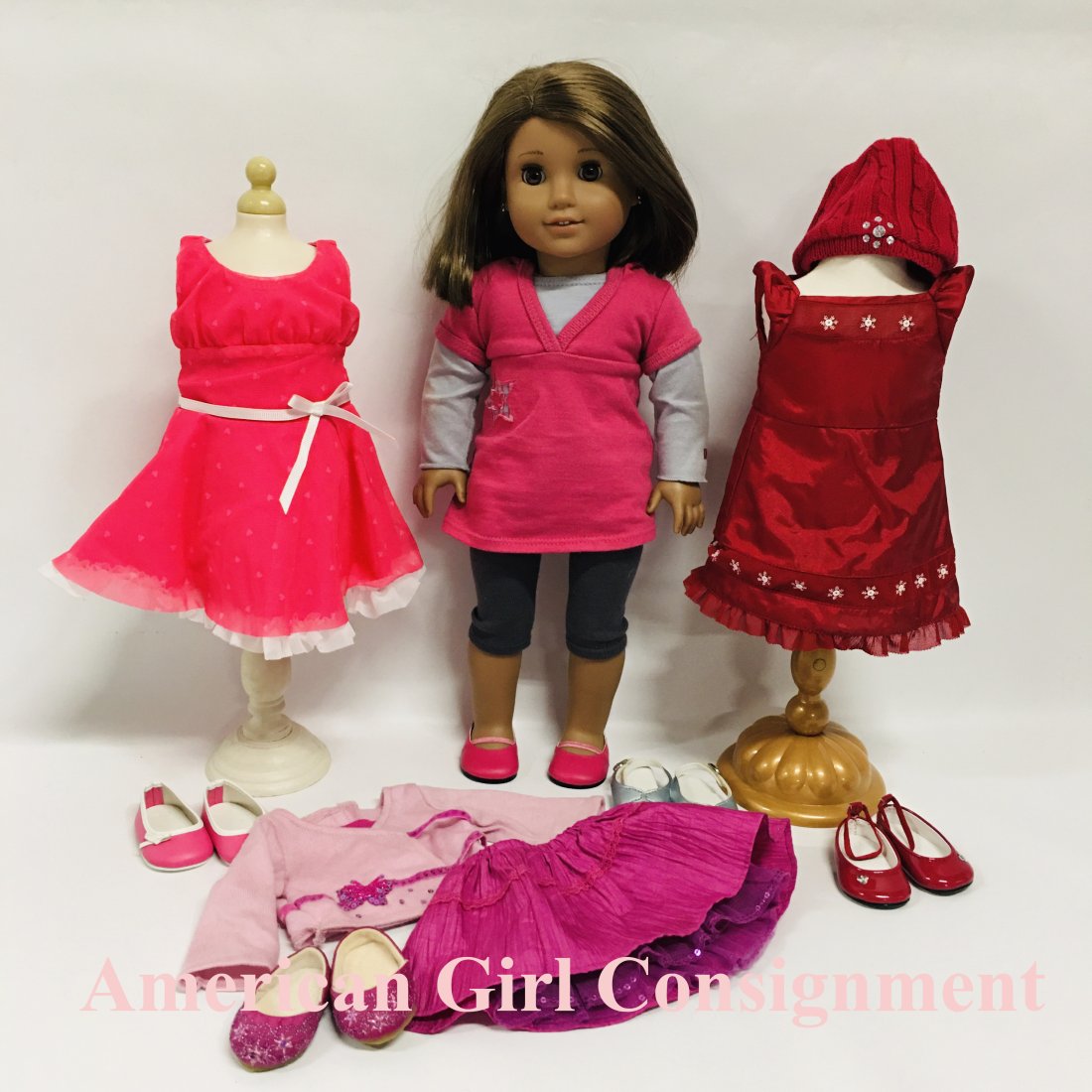 American Girl Doll Just Like You Brown Hair Brown Eyes (1 of 5)