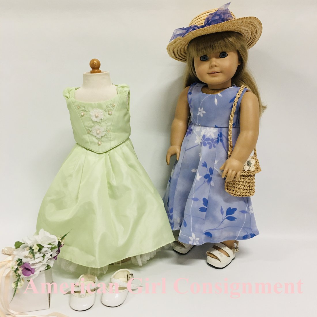 American Girl Just Like You Doll and Junior Bridesmaid Outfit (1 of 10)