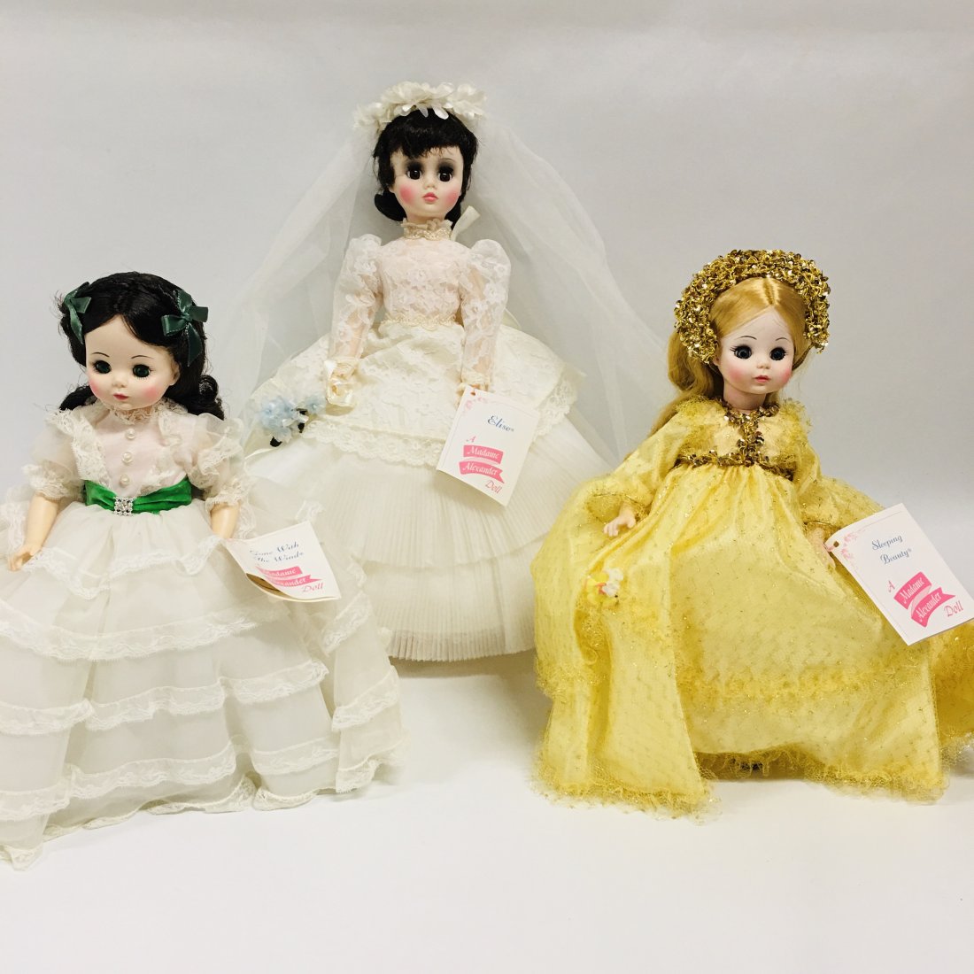 Madame Alexander Dolls Elise, Sleeping Beauty, Gone With The Wind (1 of 5)