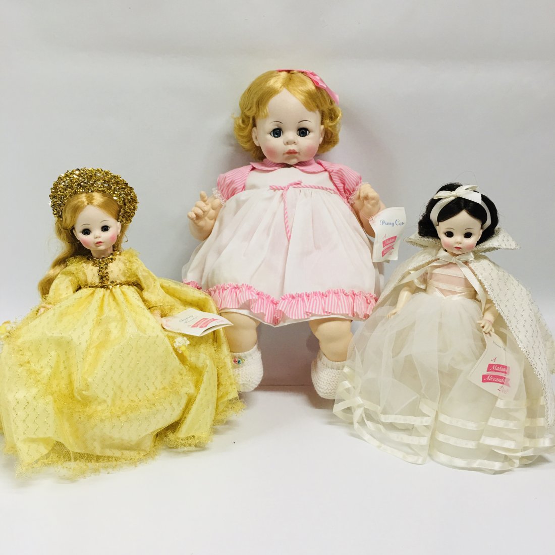 Madame Alexander Dolls Sleeping Beauty, Pussy Cat, Snow White (1 of 4)