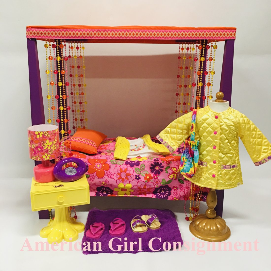 Julie american hotsell girl doll bed