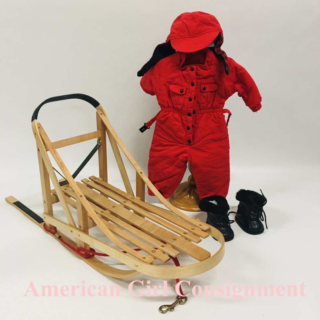 American Girl of Today Doll Sled and Snowsuit: American Girl of Today Doll Sled and Snowsuit ------------------ please review all pictures carefully because they are part of the description and show condition issues if any