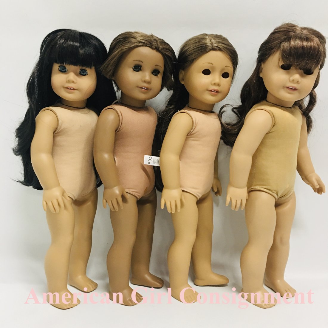 Group of Four TLC American Girl Dolls (1 of 8)