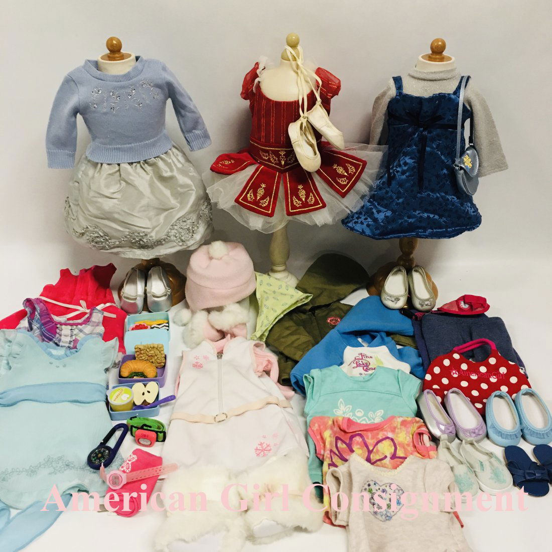 American Girl Doll Large Group of Clothing and Shoes (1 of 8)