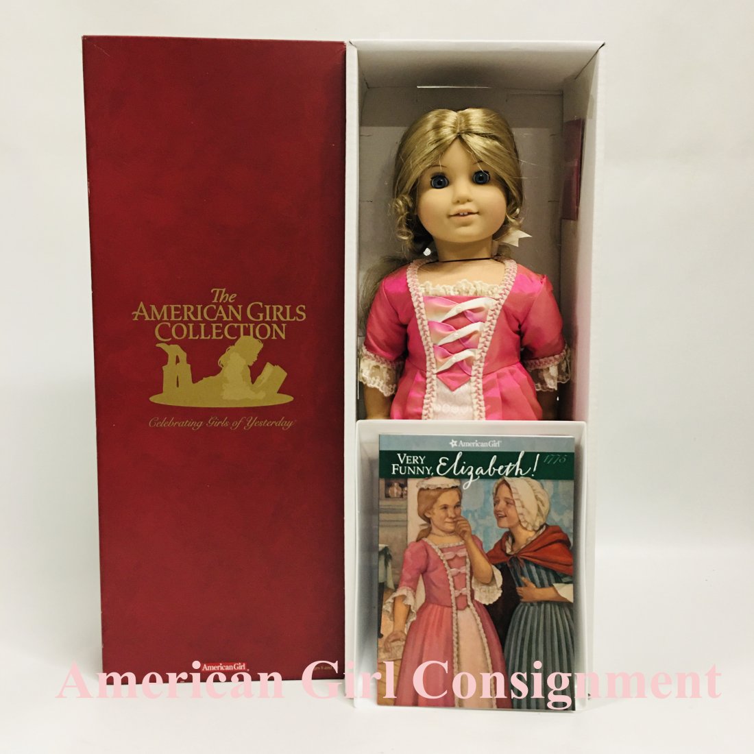 American Girl Doll Elizabeth Cole with Book and Box: American Girl Doll Elizabeth Cole with Book and Box ------------------ please review all pictures carefully because they are part of the description and show condition issues if any