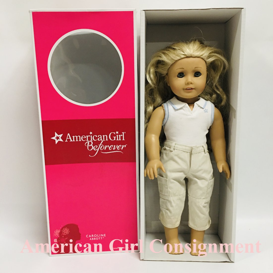 American Girl Doll Caroline Abbott with Box (1 of 9)