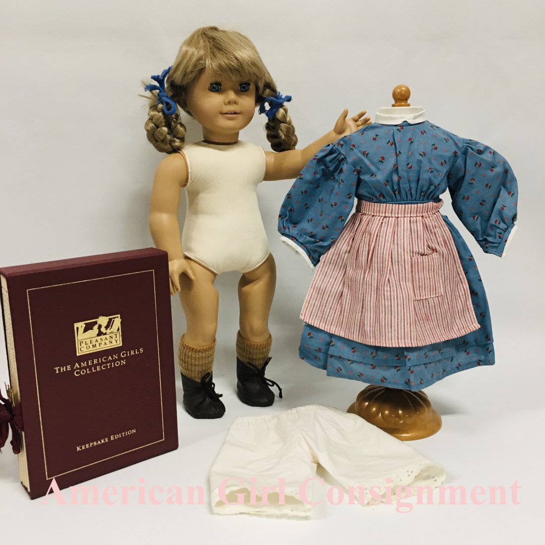 Pleasant Company White Body Kirsten Doll and 1986 Dress (1 of 12)