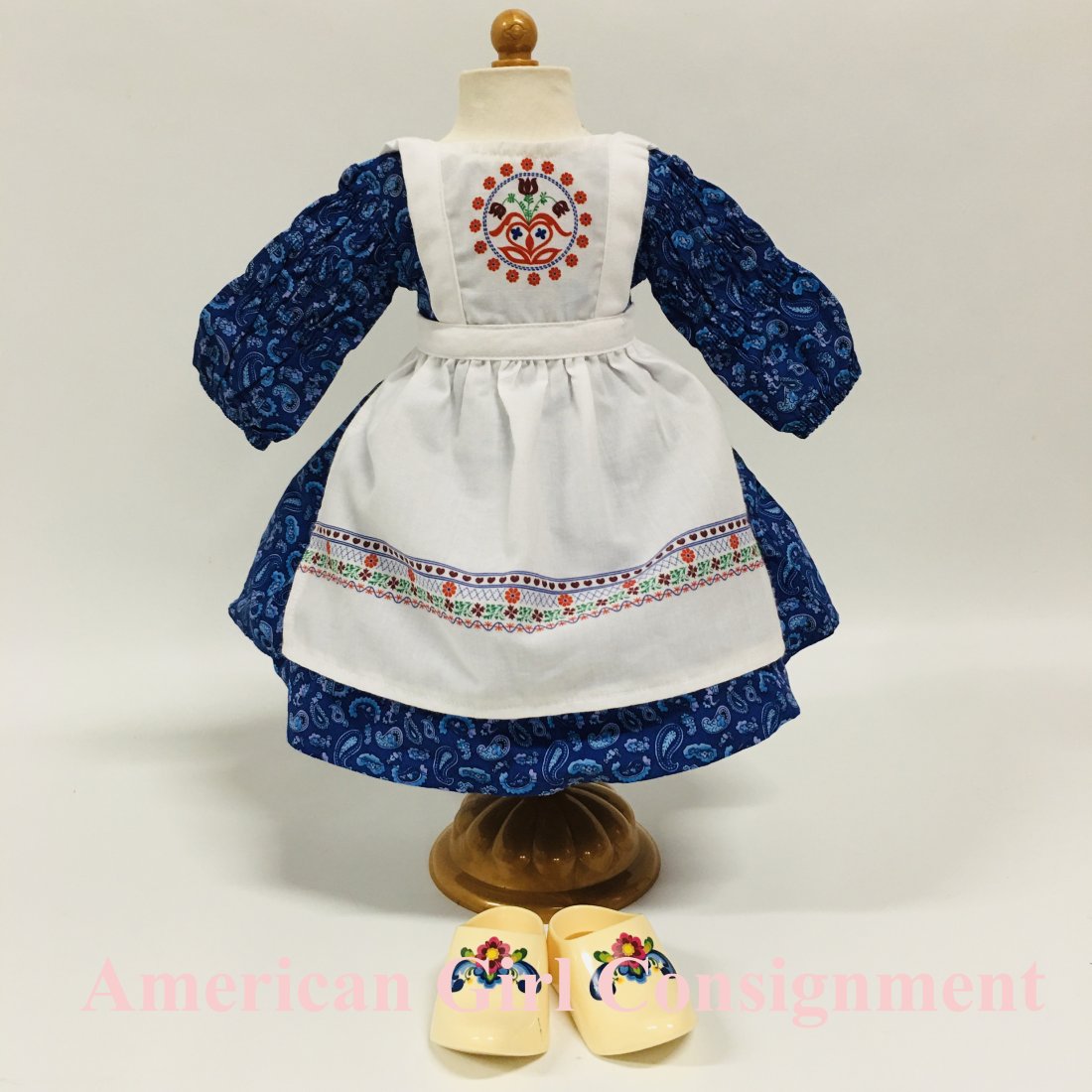 American Girl Doll Kirsten Baking Outfit and Wooden Shoes (1 of 6)