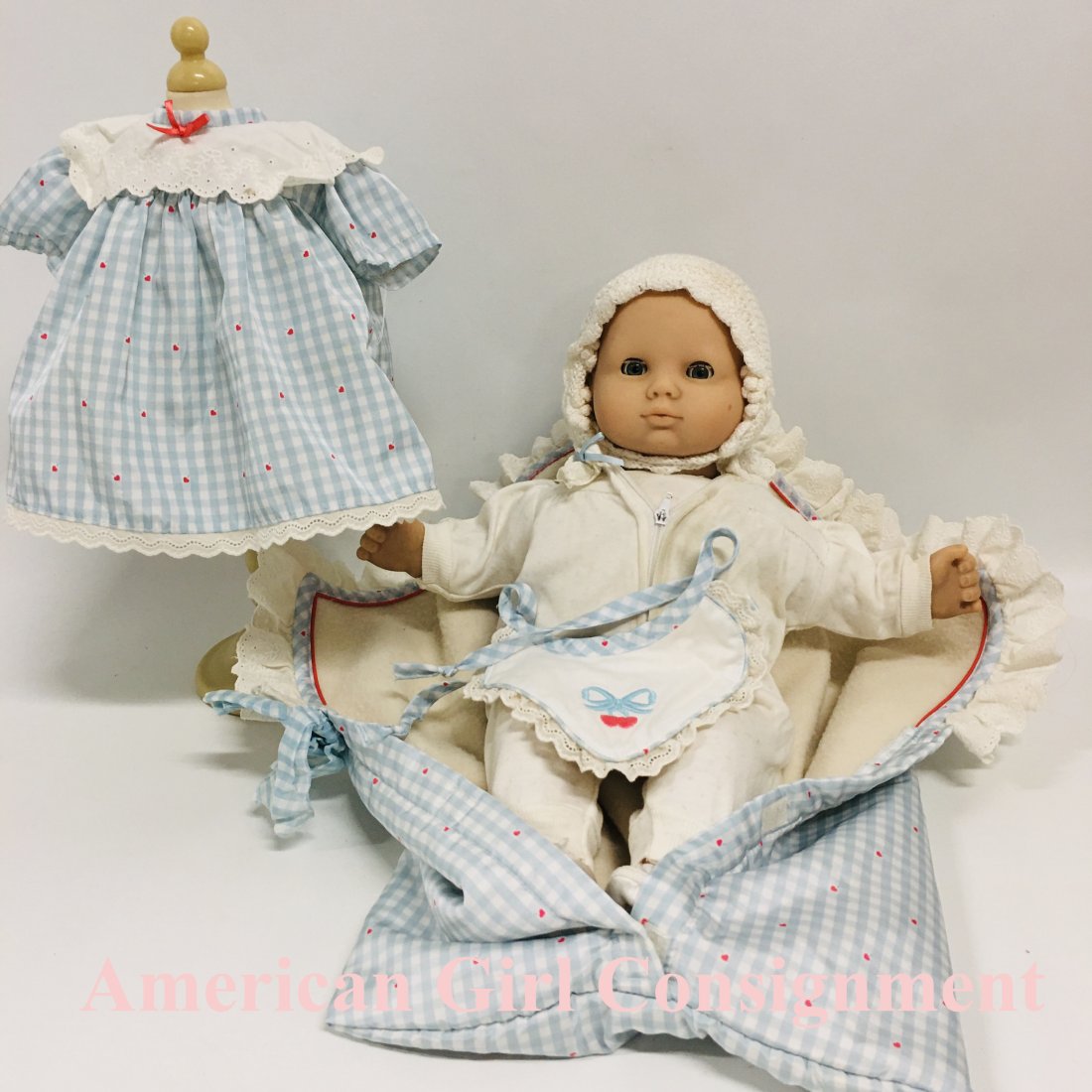 American Girl Our New Baby Bunting and Party Dress (1 of 9)