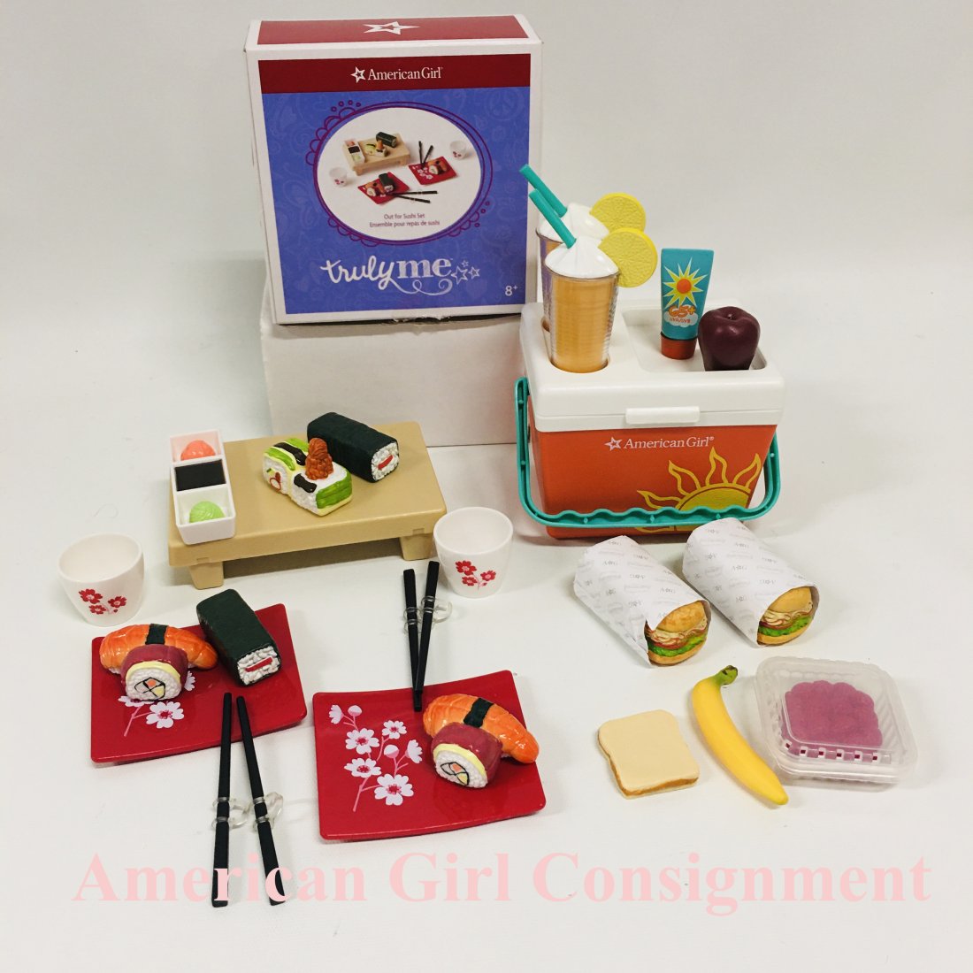 American Girl Doll Out for Sushi Set and Cooler with Treats (1 of 7)