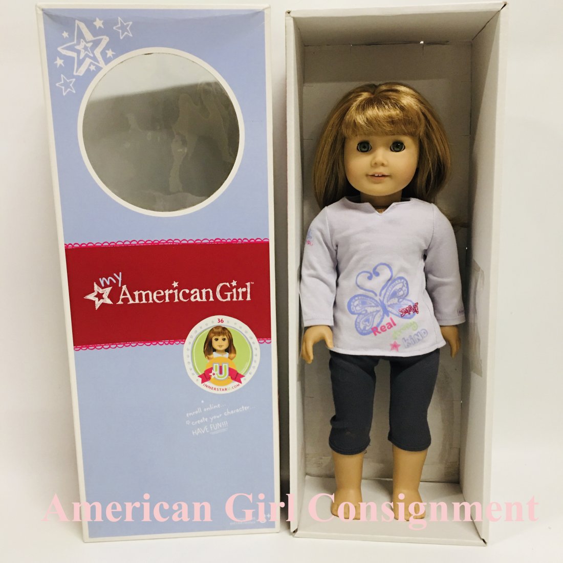 American Girl Truly Me Auburn Hair Doll with Box: American Girl Truly Me Auburn Hair Doll with Box ------------------ please review all pictures carefully because they are part of the description and show condition issues if any ------------------ Co