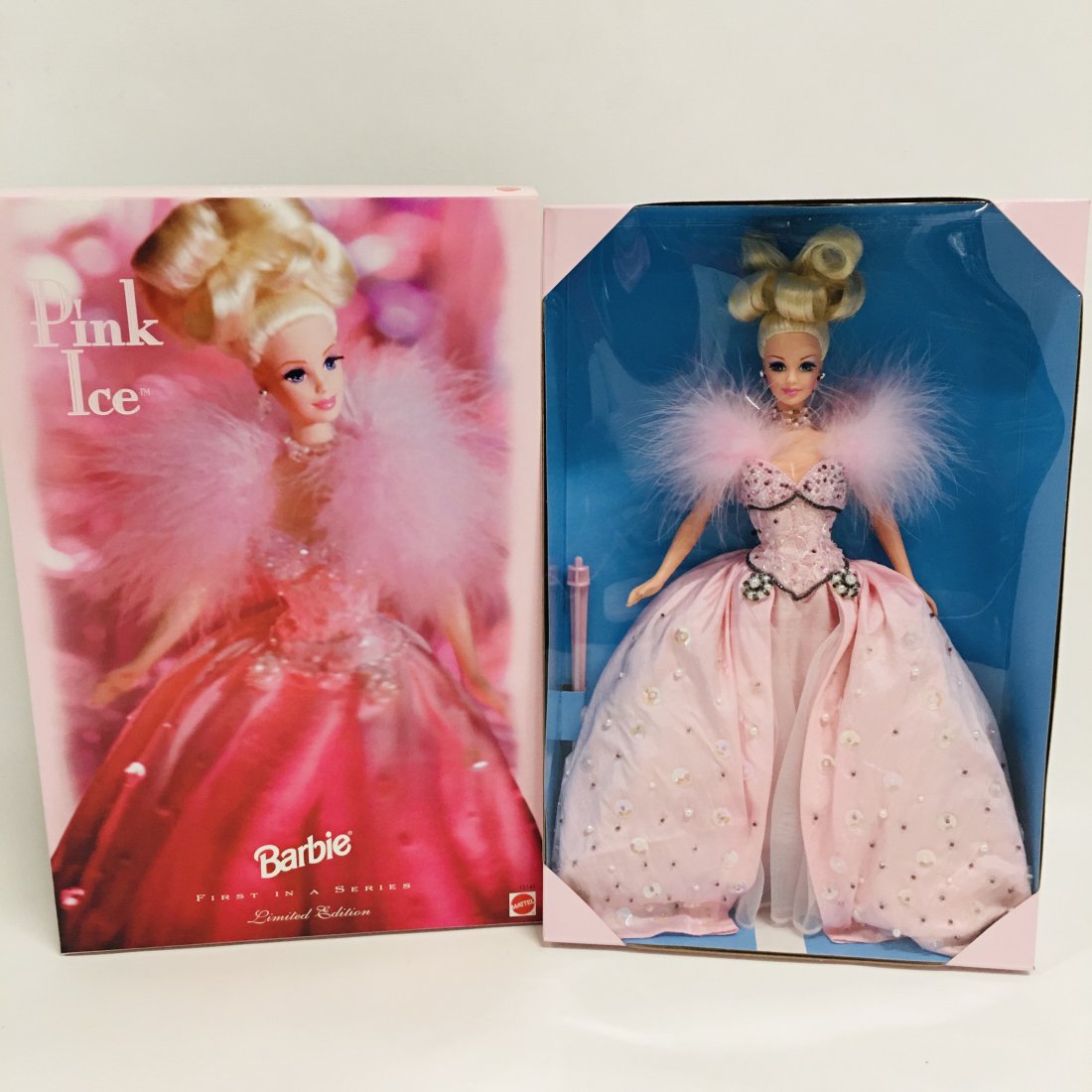 Pink Ice BARBIE Doll: First in a Series, Limited Edition ------------------ please review all pictures carefully because they are part of the description and show condition issues if any ------------------ Consider the shi