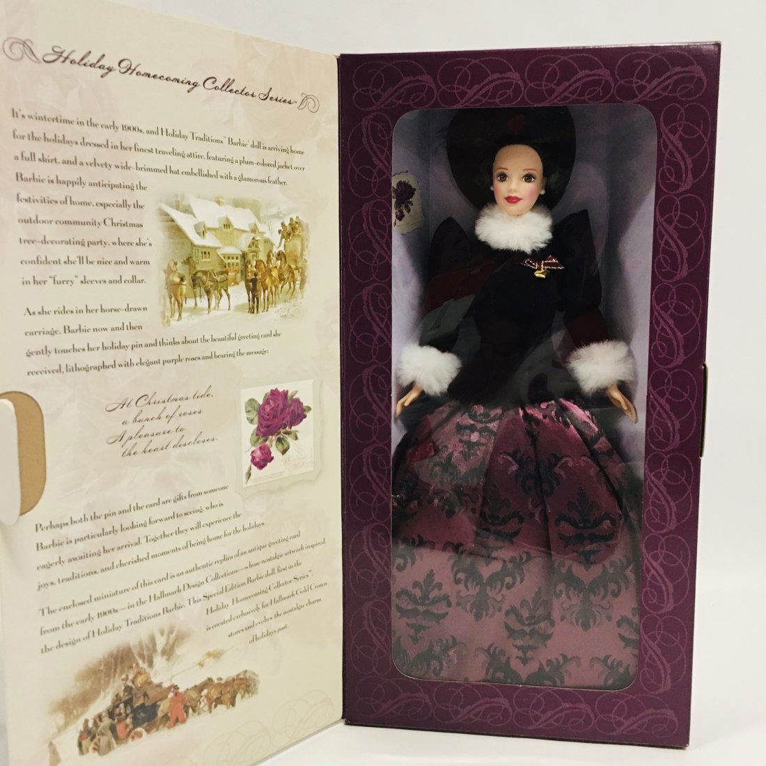 Holiday Traditions BARBIE Doll: Holiday Homecoming Collectors Series ------------------ please review all pictures carefully because they are part of the description and show condition issues if any ------------------ Consider the s