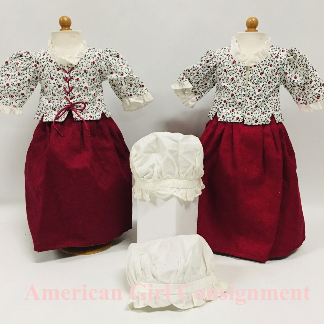 American Girl Doll Felicity Laced Jacket and outer Petticoat (1 of 7)