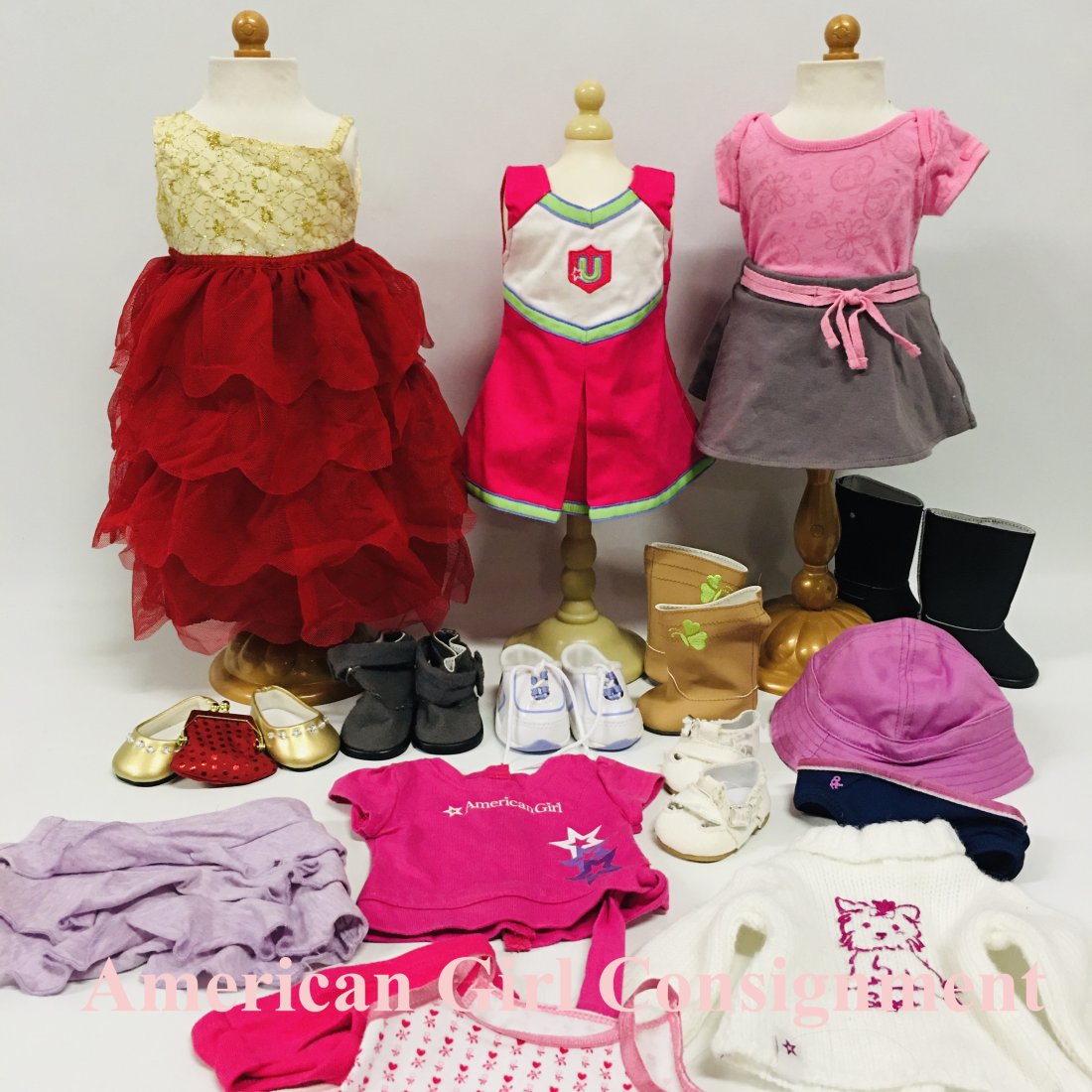 American Girl Doll Ruby Ball Gown and Truly Me Outfits (1 of 7)