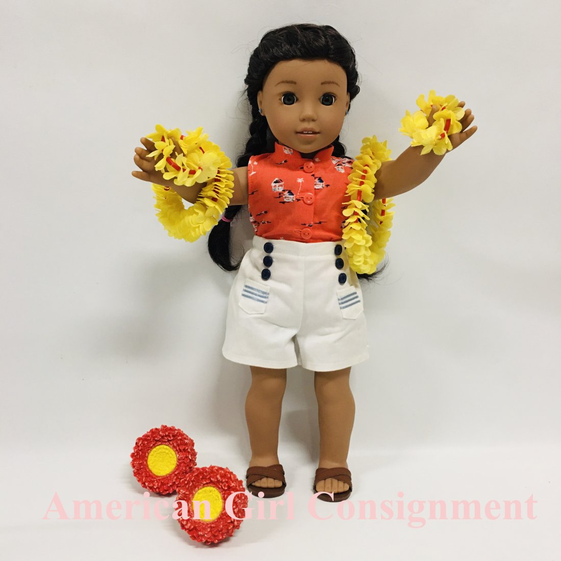 American Girl Doll Nanea Mitchell: American Girl Doll American Girl Doll Nanea Mitchell ------------------ please review all pictures carefully because they are part of the description and show condition issues if any -----------------