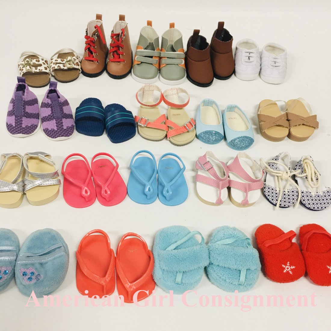 Great Collection American Girl Doll Shoes: Great Collection American Girl Doll Shoes ------------------ please review all pictures carefully because they are part of the description and show condition issues if any ------------------ Consider