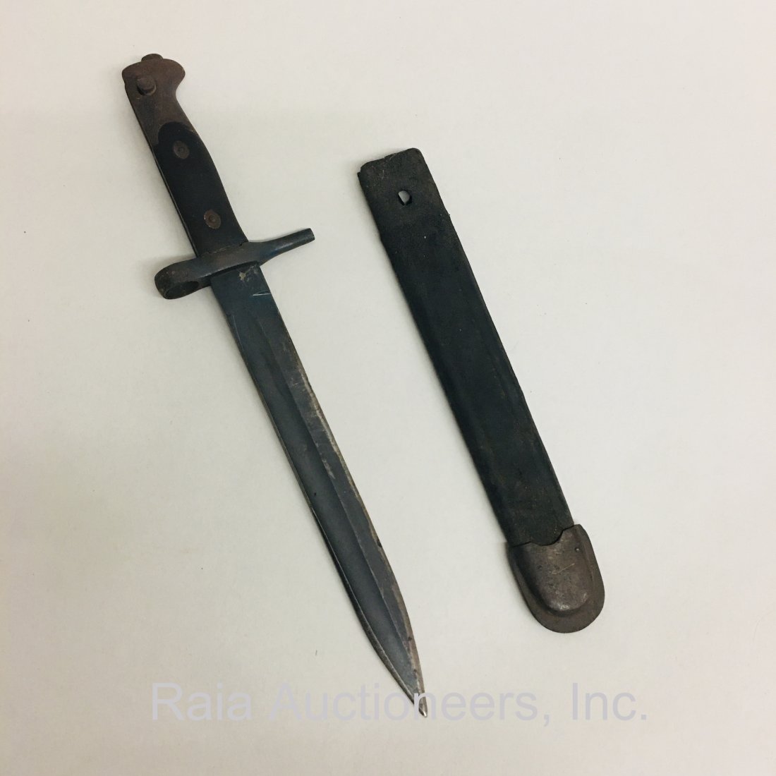 Torino Bayonet with Sheath: Torino Bayonet with Sheath ------------------ please review all pictures carefully because they are part of the description and show condition issues if any ------------------ please consider the ship