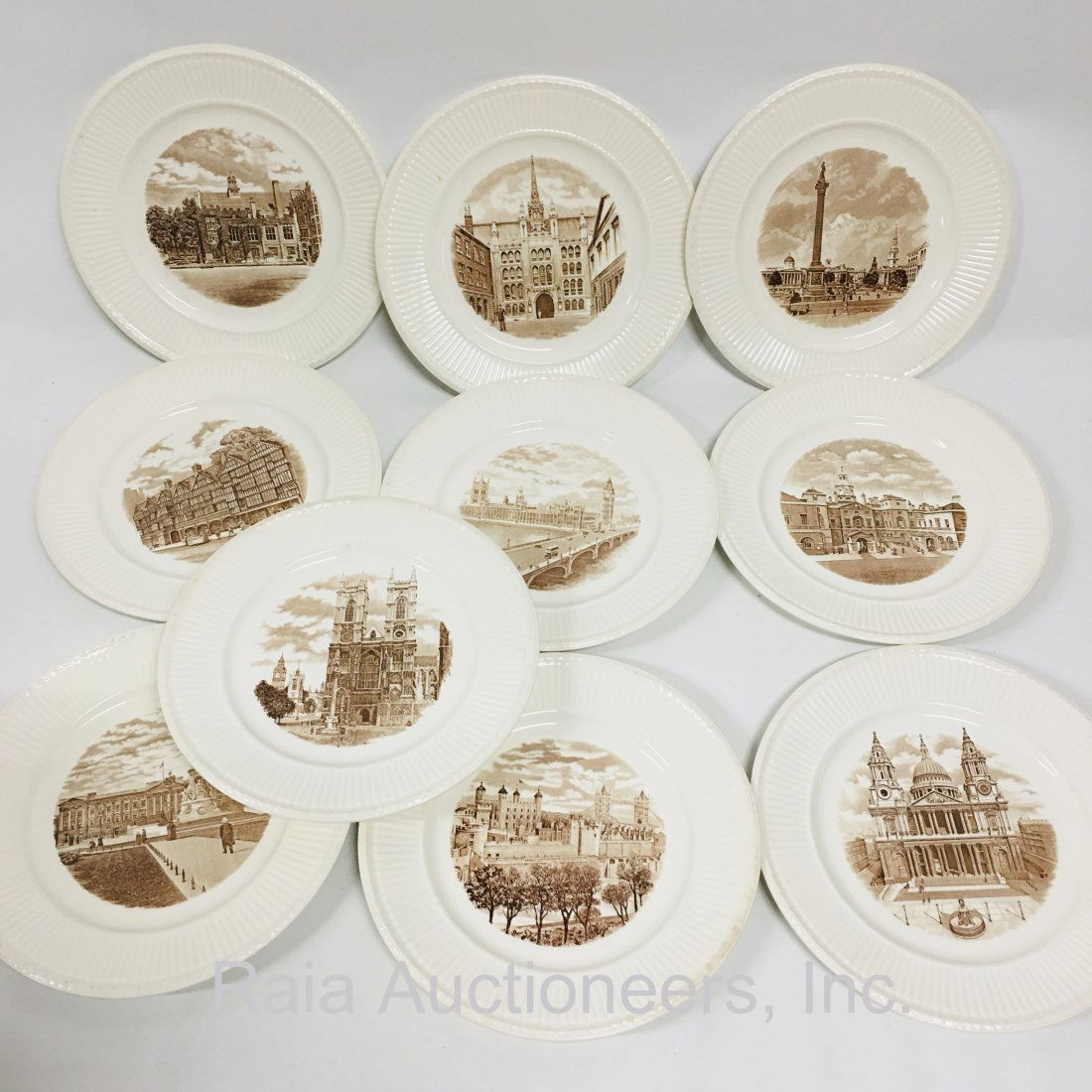 Wedgwood brown Transferware Old London Views First Edition 1941 (1 of 6)