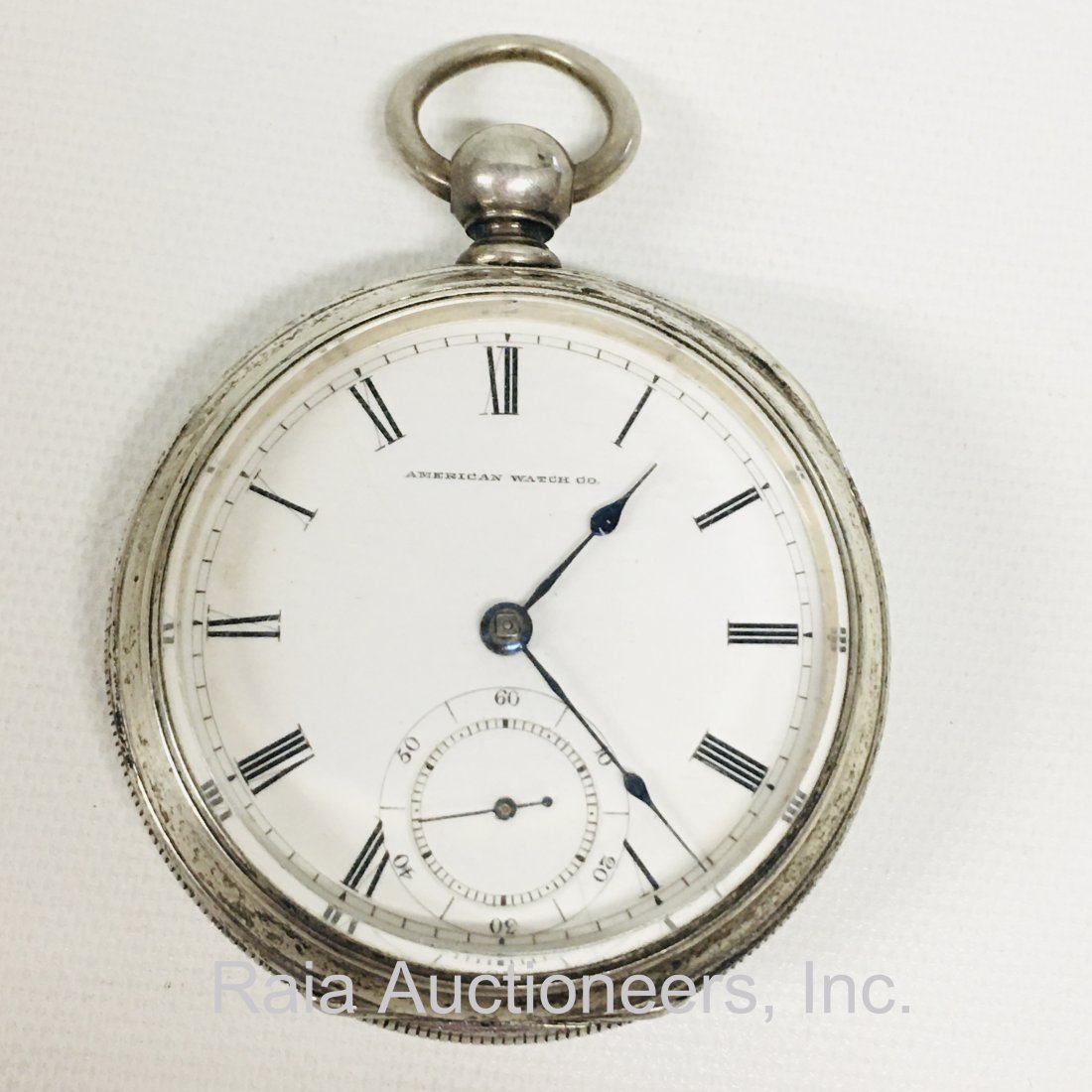 Antique Coin Silver Large Pocket Watch (1 of 7)