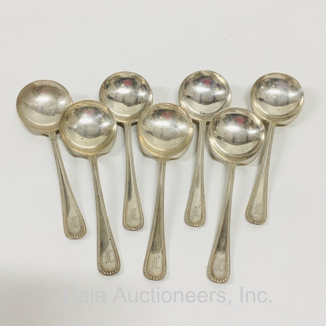 Sterling Silver cream soup or bouillon Spoons (1 of 5)