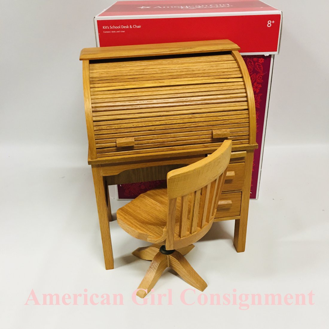 American Girl Doll Kit Rolltop Desk with Box (1 of 5)