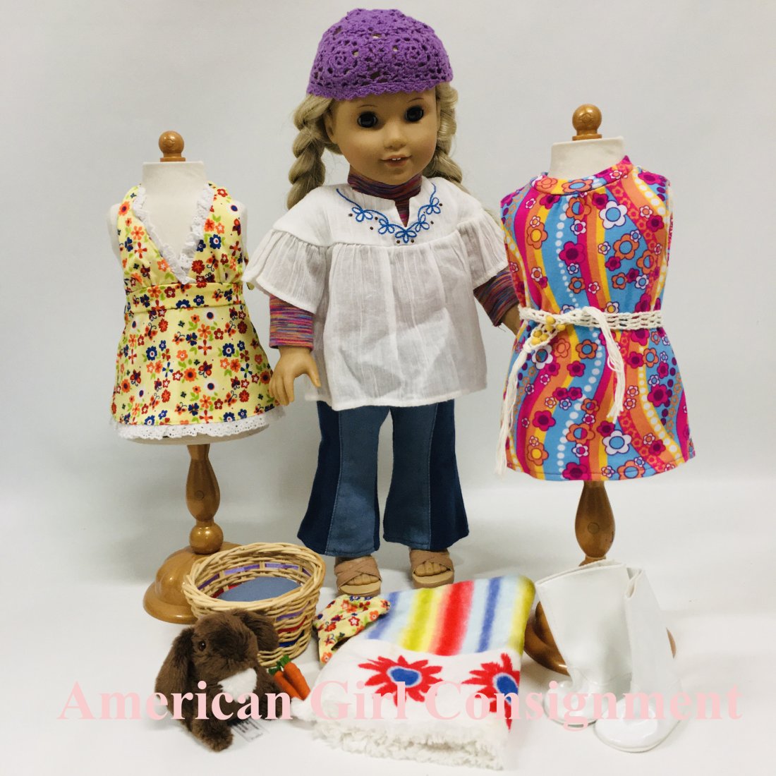 American Girl Doll Julie Albright with Two Outfits (1 of 11)
