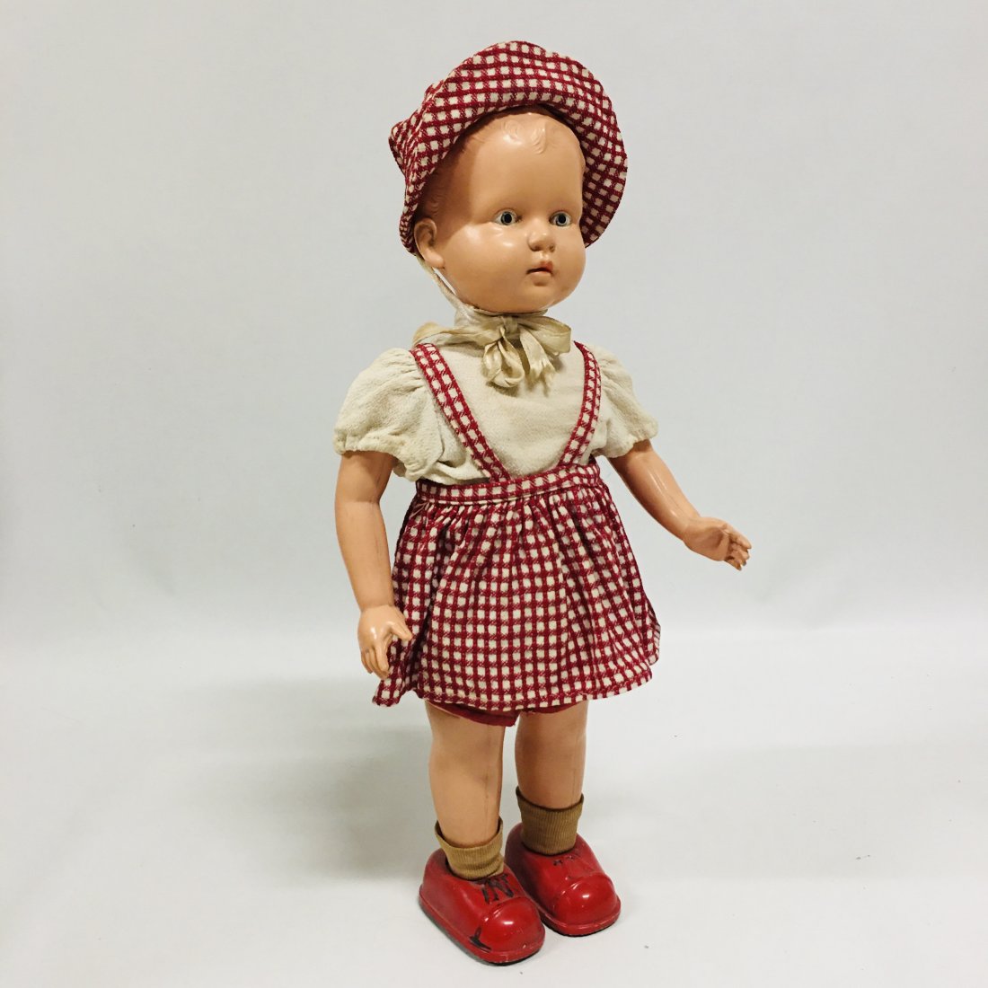 Vintage Celluloid and Tin Key Wind Up Walking Doll (1 of 10)