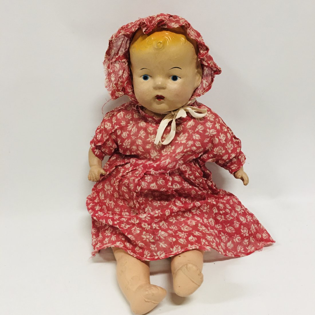 Large Composition Shoulder Head Doll (1 of 10)