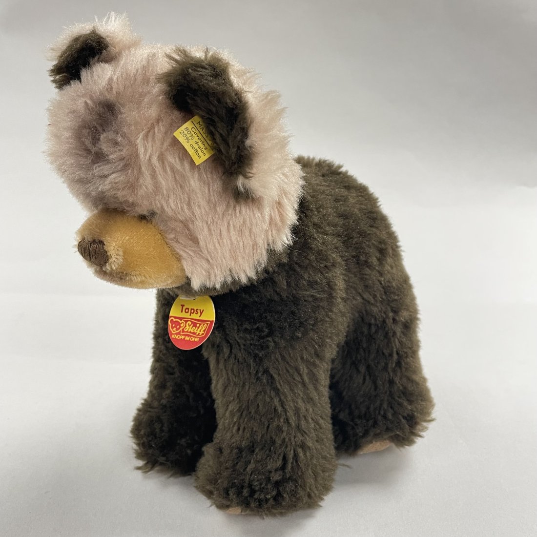 Steiff Bear Topsy: Steiff Bear Topsy ------------------ please review all pictures carefully because they are part of the description and show condition issues if any ------------------ please consider the shipping fee 