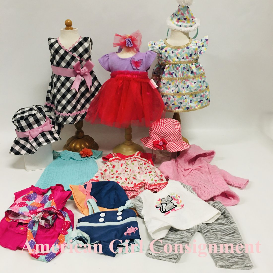 American Girl Doll Bitty Baby Clothing Collection: American Girl Doll Bitty Baby Clothing Collection ------------------ please review all pictures carefully because they are part of the description and show condition issues if any ------------------ p