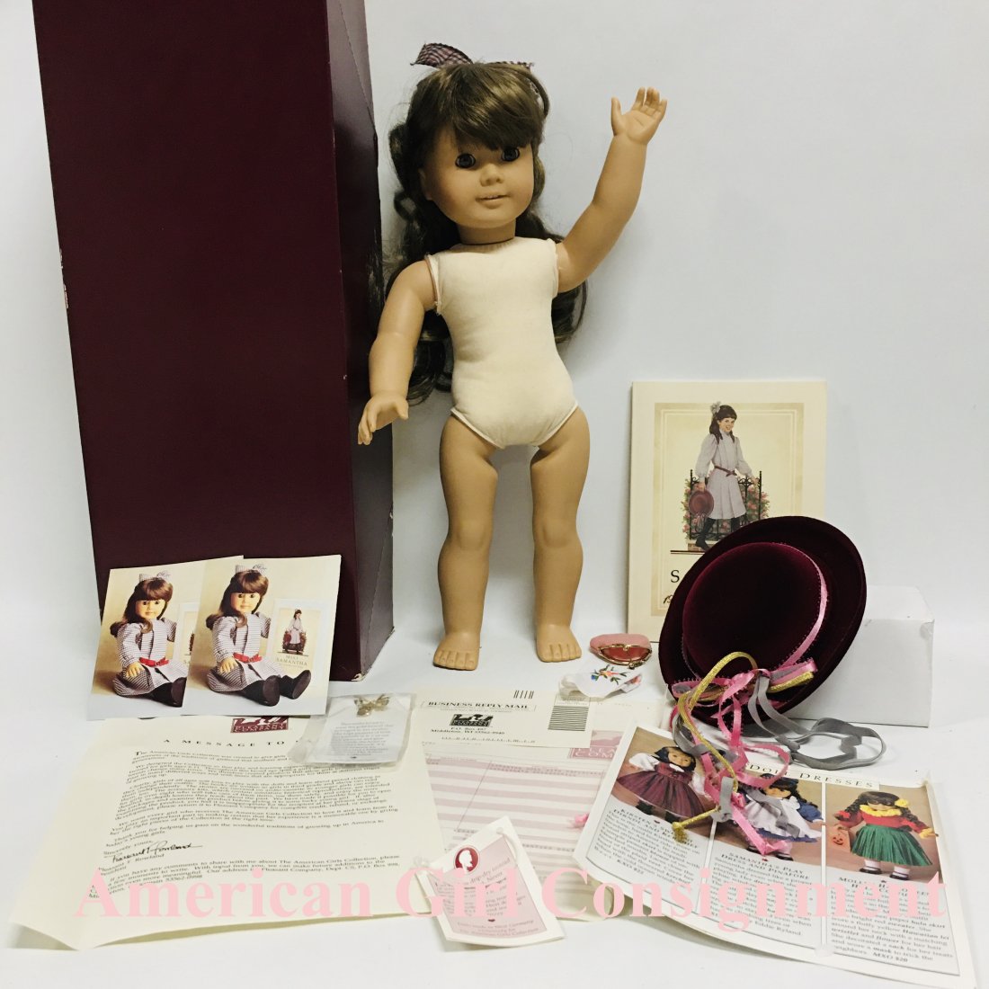 Pleasant Company American Girl White Body Samantha Doll (1 of 16)