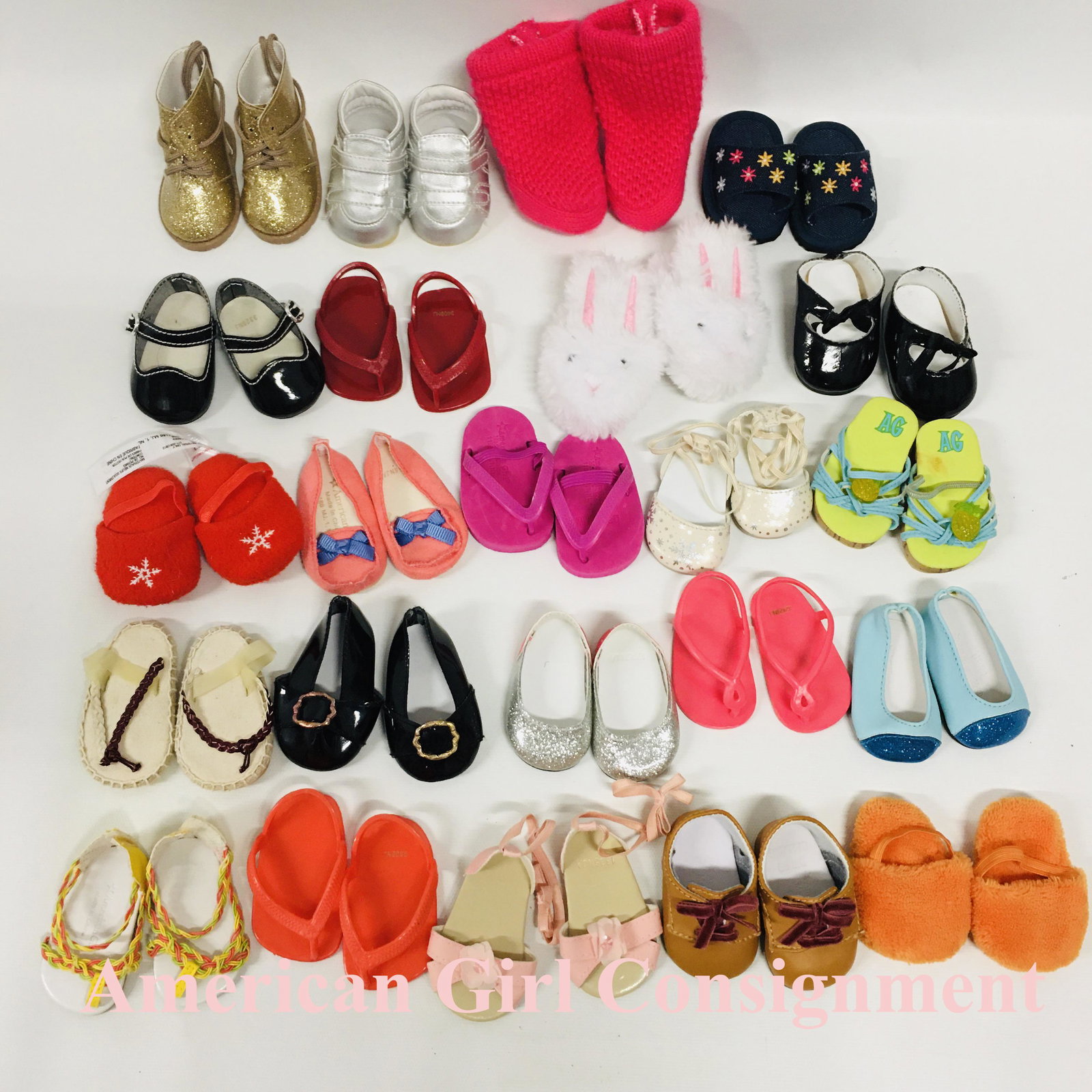 American Girl Doll Truly Me Shoes Collection: American Girl Doll Truly Me Shoes Collection ------------------ please review all pictures carefully because they are part of the description and show condition issues if any ------------------ please