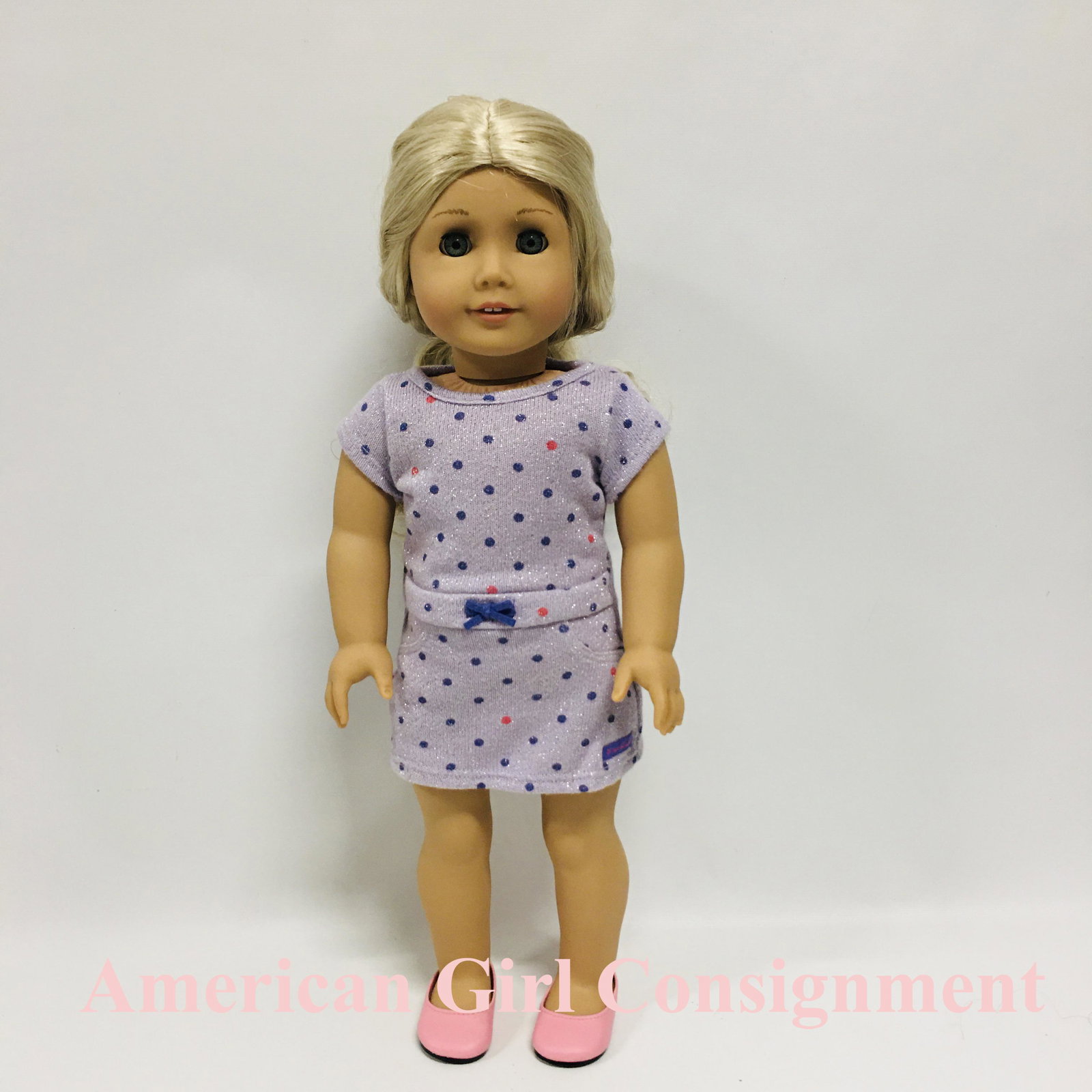 American Girl Doll Caroline Abbott: X ------------------ please review all pictures carefully because they are part of the description and show condition issues if any ------------------ please consider the shipping fee and READ the shi