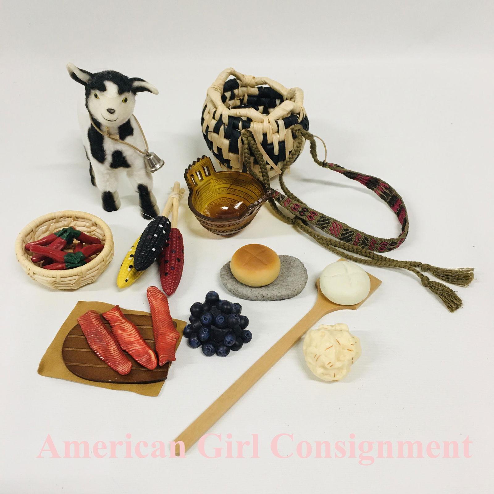American Girl Doll Josefina Baby Goat and Picnic Lunch (1 of 4)