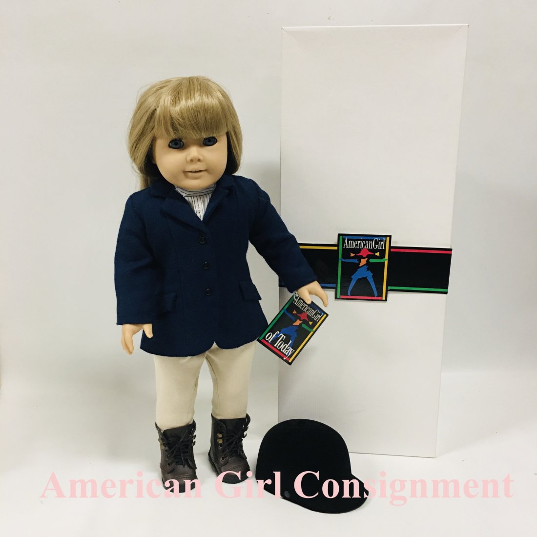 American Girl Doll of Today Blonde Hair Blue Eyes with Box: American Girl Doll of Today Blonde Hair with Blue Eyes with Box ------------------ please review all pictures carefully because they are part of the description and show condition issues if any ------