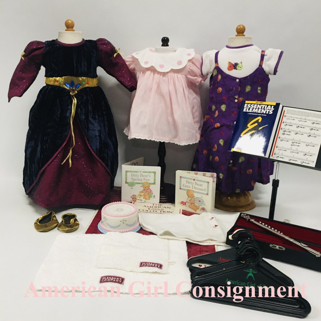 American Girl Doll of Today Medieval Princess, Bitty and Violin Set: American Girl Doll of Today Medieval Princess, Bitty Baby and Violin Set ------------------ please review all pictures carefully because they are part of the description and show condition issues if a