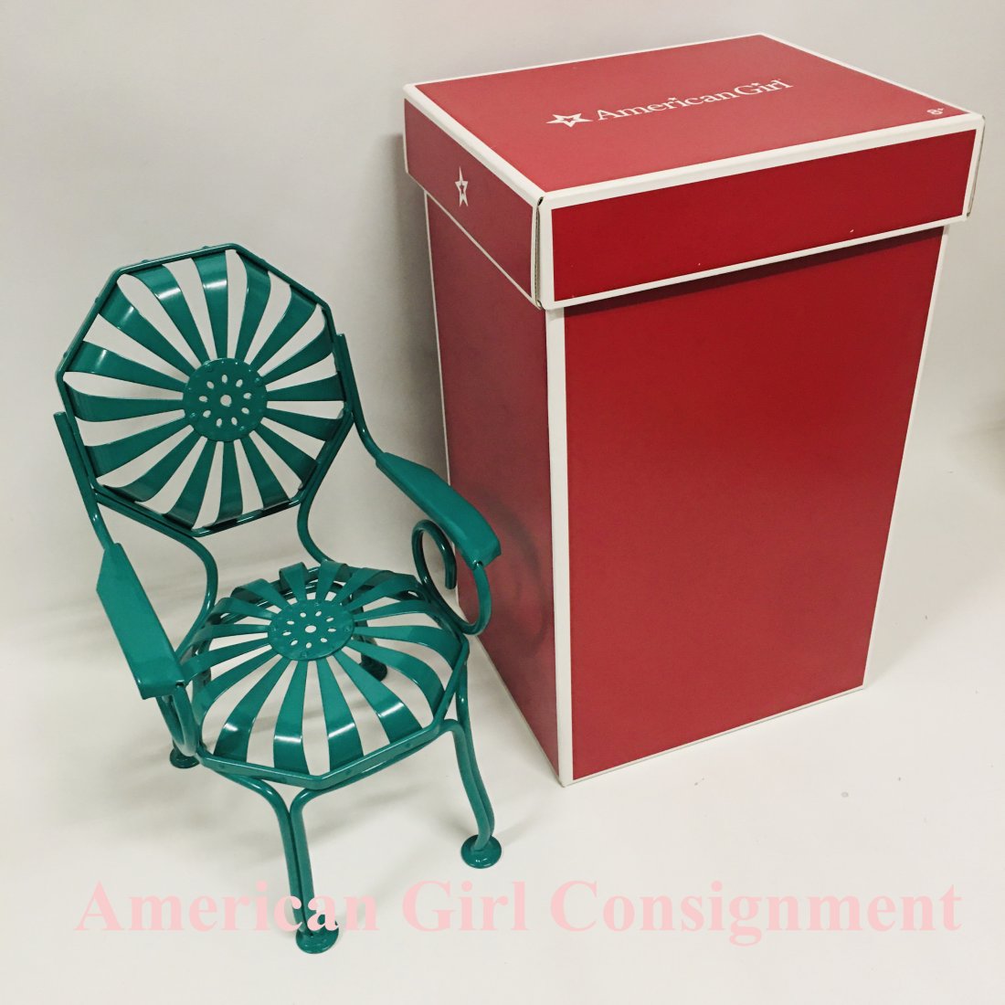 American Girl Doll Kit Metal Chair, New with Box (1 of 5)