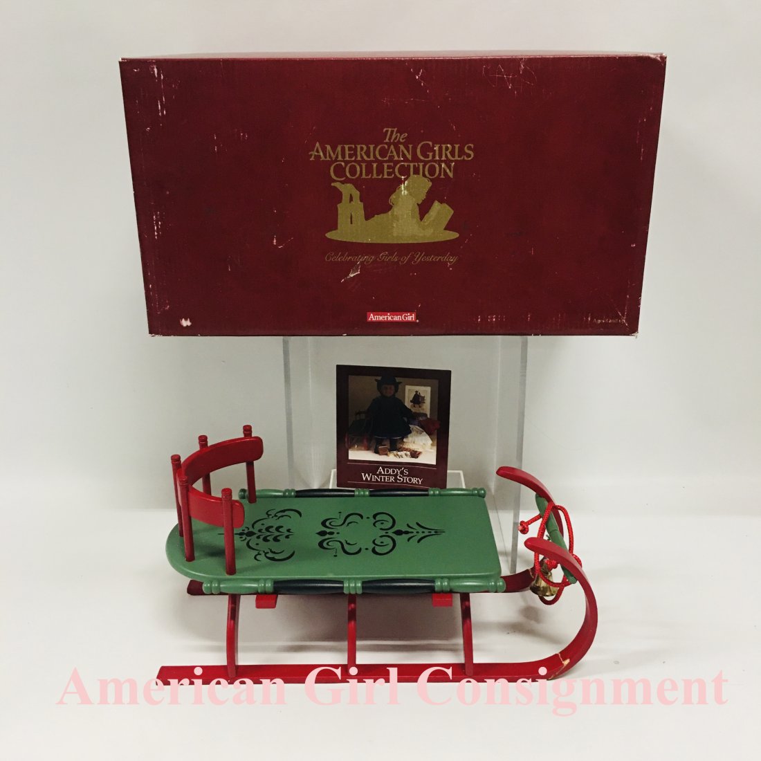 American Girl Doll Addy Cutter Sled with Box, Repaired: American Girl Doll Addy Cutter Sled with Box, Repaired ------------------ please review all pictures carefully because they are part of the description and show condition issues if any ---------------